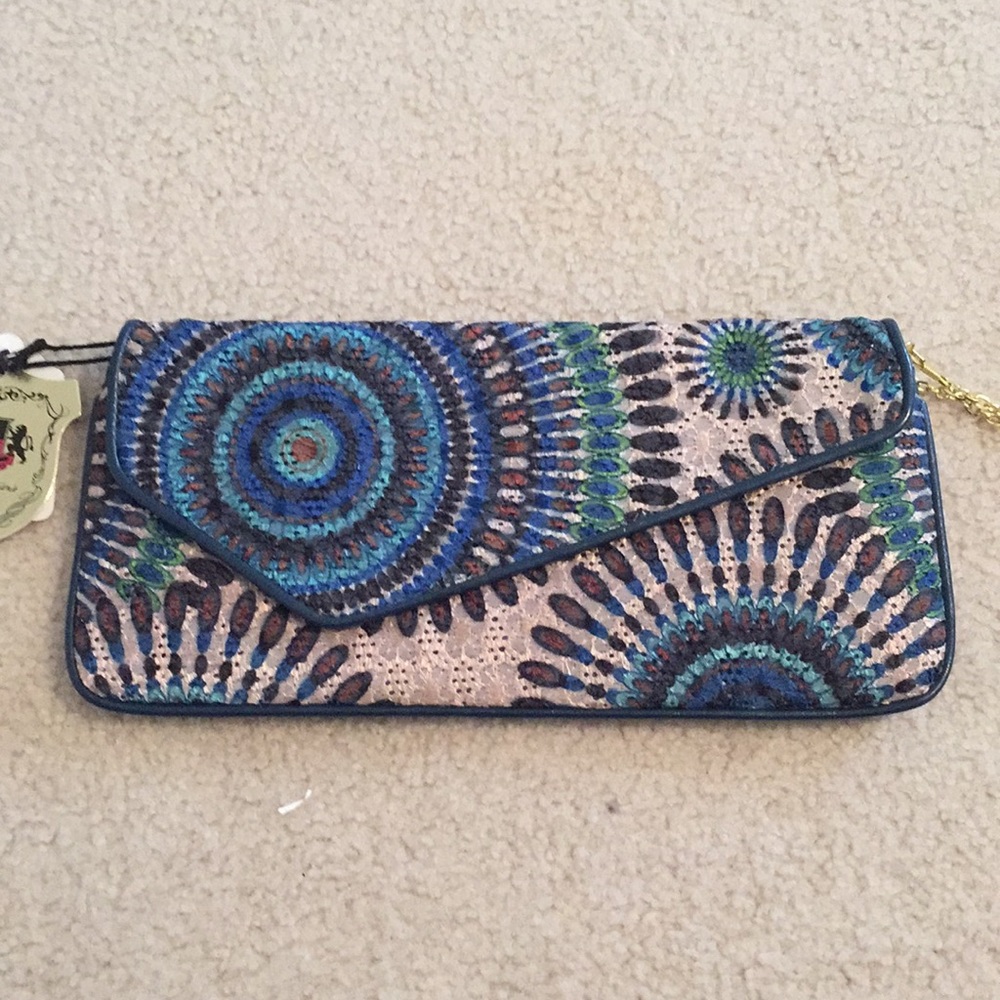 Bohemian woven clutch